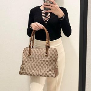 Vintage GUCCI Bamboo Handle Bag